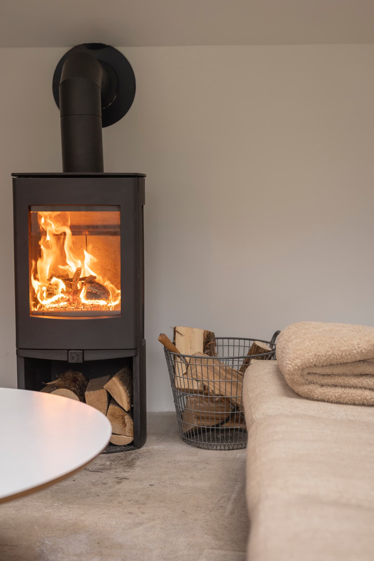 Cosy fireplace inside Charmwood